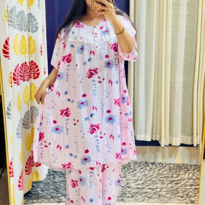 Pink Pregnancy Special Mini Mexi Set