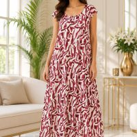 Red pattern Nightwear