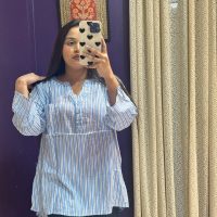 Sky blue Premium summer Tops